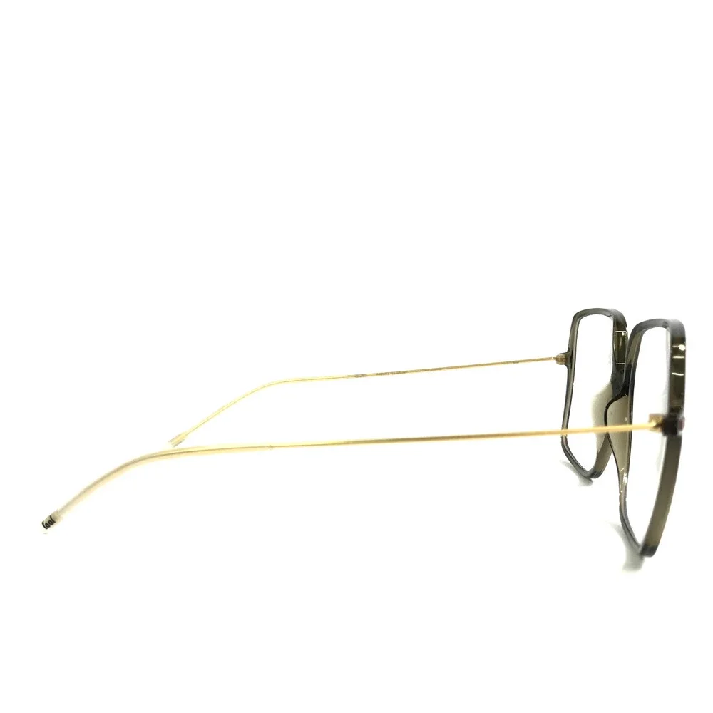 lool Eyewear Eyeglasses Frames ELORA GRGD Green Gold Clear Olive 54-14-145